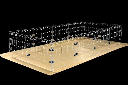 GuineaLoft ™ Einwegboden ohne Rand (25er-Pack) – großes 1,5 x 0,8 m Bettlaken für 1,2 x 0,6 m Käfige, schneiden oder kombinieren für selbstgemachte Größen, wasserabweisendes Kraftpapier, Einweg, von GuineaLoft