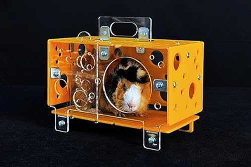 GuineaLoft™ Meerschweinchen-Käsehaus (Einzel) – Die ultimative Meerschweinchen-Versteckstelle von erfahrenen Haltern, die Alles ausprobiert haben – Exklusiv von Guinea Loft von GuineaLoft