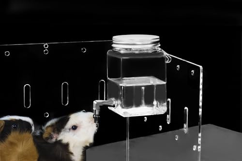 GuineaLoft™ Tropfenloses Wasserflasche für Meerschweinchen & Vögel - Die ultimative Lösung von erfahrenen Besitzern, die Alles ausprobiert haben - Exklusiv von Guinea Loft von GuineaLoft