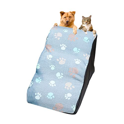 Guiran Haustiertreppe Hundeleiter für Bett Sofa 3 Stufen Hundetreppe mit abnehmbarem waschbarem Bezug rutschfest Hunderampe Hundeklettern Leiter Steigung Schwamm Stufen Katze Haustier Treppe Wellen Guiran Haustiertreppe Hundeleiter für Bett Sofa 3 Stufen Hundetreppe mit abnehmbarem waschbarem Bezug rutschfest Hunderampe Hundeklettern Leiter Steigung Schwamm Stufen Katze Haustier Treppe Wellen von Guiran