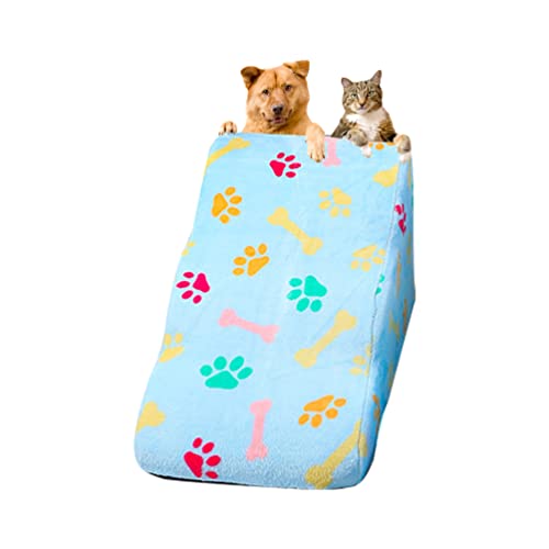Guiran Haustiertreppe Hundeleiter für Bett Sofa 3 Stufen Hundetreppe mit abnehmbarem waschbarem Bezug rutschfest Hunderampe Hundeklettern Leiter Steigung Schwamm Stufen Katze Haustier Treppe Wellen Guiran Haustiertreppe Hundeleiter für Bett Sofa 3 Stufen Hundetreppe mit abnehmbarem waschbarem Bezug rutschfest Hunderampe Hundeklettern Leiter Steigung Schwamm Stufen Katze Haustier Treppe Wellen von Guiran