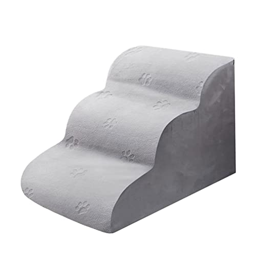 Guiran Haustiertreppe Hundeleiter für Bett Sofa 3 Stufen Hundetreppe mit abnehmbarem waschbarem Bezug rutschfest Hunderampe Hundeklettern Leiter Steigung Schwamm Stufen Katze Haustier Treppe Wellen Guiran Haustiertreppe Hundeleiter für Bett Sofa 3 Stufen Hundetreppe mit abnehmbarem waschbarem Bezug rutschfest Hunderampe Hundeklettern Leiter Steigung Schwamm Stufen Katze Haustier Treppe Wellen von Guiran