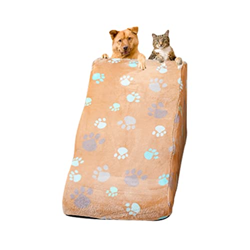 Guiran Haustiertreppe Hundeleiter für Bett Sofa 3 Stufen Hundetreppe mit abnehmbarem waschbarem Bezug rutschfest Hunderampe Hundeklettern Leiter Steigung Schwamm Stufen Katze Haustier Treppe Wellen Guiran Haustiertreppe Hundeleiter für Bett Sofa 3 Stufen Hundetreppe mit abnehmbarem waschbarem Bezug rutschfest Hunderampe Hundeklettern Leiter Steigung Schwamm Stufen Katze Haustier Treppe Wellen von Guiran