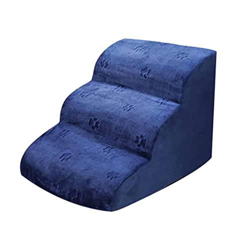 Guiran Haustiertreppe Hundeleiter für Bett Sofa 3 Stufen Hundetreppe mit abnehmbarem waschbarem Bezug rutschfest Hunderampe Hundeklettern Leiter Steigung Schwamm Stufen Katze Haustier Treppe Wellen Guiran Haustiertreppe Hundeleiter für Bett Sofa 3 Stufen Hundetreppe mit abnehmbarem waschbarem Bezug rutschfest Hunderampe Hundeklettern Leiter Steigung Schwamm Stufen Katze Haustier Treppe Wellen von Guiran
