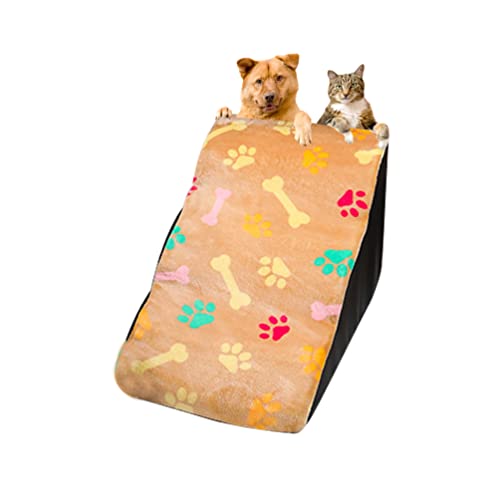 Guiran Haustiertreppe Hundeleiter für Bett Sofa 3 Stufen Hundetreppe mit abnehmbarem waschbarem Bezug rutschfest Hunderampe Hundeklettern Leiter Steigung Schwamm Stufen Katze Haustier Treppe Wellen Guiran Haustiertreppe Hundeleiter für Bett Sofa 3 Stufen Hundetreppe mit abnehmbarem waschbarem Bezug rutschfest Hunderampe Hundeklettern Leiter Steigung Schwamm Stufen Katze Haustier Treppe Wellen von Guiran