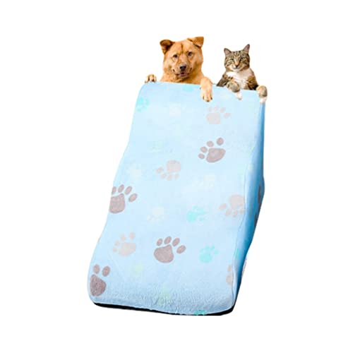 Guiran Haustiertreppe Hundeleiter für Bett Sofa 3 Stufen Hundetreppe mit abnehmbarem waschbarem Bezug rutschfest Hunderampe Hundeklettern Leiter Steigung Schwamm Stufen Katze Haustier Treppe Wellen Guiran Haustiertreppe Hundeleiter für Bett Sofa 3 Stufen Hundetreppe mit abnehmbarem waschbarem Bezug rutschfest Hunderampe Hundeklettern Leiter Steigung Schwamm Stufen Katze Haustier Treppe Wellen von Guiran