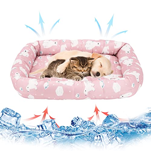 Gukasxi Haustier Kühlmatte Kühlend Decke für Sommer, Katzen Kühlbettchen Selbstkühlende Matte Waschbar Kühlpad, Haustier Eismatte Kühlkissen Für Haustiere Katze Hamster Chinchilla Meerschweinchen Gukasxi Haustier Kühlmatte Kühlend Decke für Sommer, Katzen Kühlbettchen Selbstkühlende Matte Waschbar Kühlpad, Haustier Eismatte Kühlkissen Für Haustiere Katze Hamster Chinchilla Meerschweinchen von Gukasxi