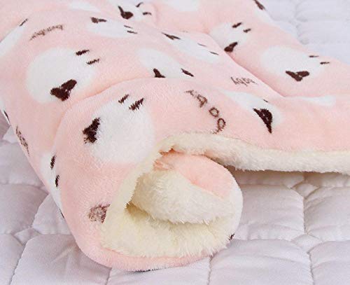 Gulunmun Flanell verdicktes Haustier Soft Fleece Pad Haustier Decke Bettmatte für Hündchen Katze Katzensofakissen Home Teppich Warm halten Schlafbezug-5_XXXL_89x68cm von Gulunmun
