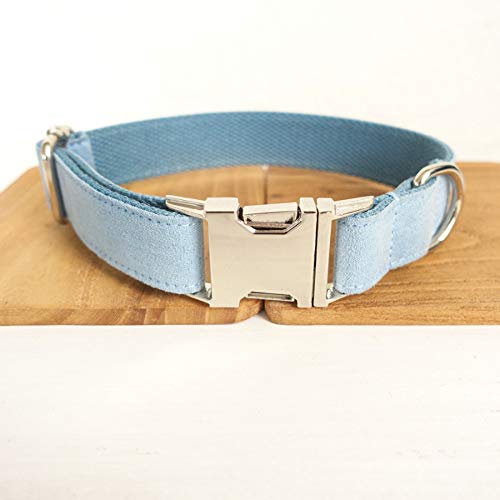 Gulunmun Klassische Halsbänder Personalisiertes Design Hundehalsband Hundehalsband Blue Pet Hundehalsband Innovative Pet Gift XL (Breite: 2.5Cm Länge: 56-62Cm) von Gulunmun