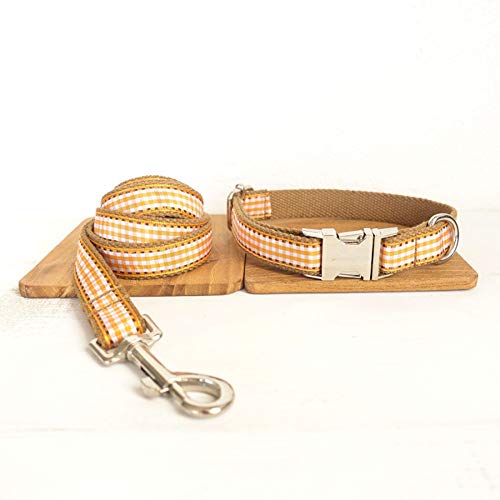 Gulunmun Klassische Halsbänder Pet Produkte Unabhängig Entworfen Metalllegierung Schnalle Hundehalsband + Zugkraft Braun Xs, 2.0 * 110Cm von Gulunmun