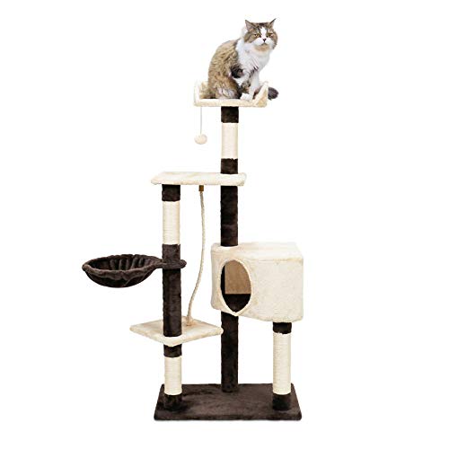 Kratzbaum Möbel multifunktionale Kletterspielzeug Kratzbaum Aktivitätscenter Pet House Protect Home Möbel Katze Kätzchen Spielzeug von Gulunmun