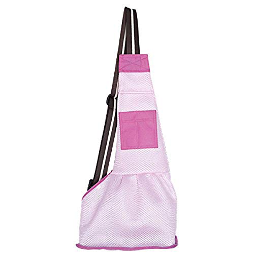 Gulunmun Pet Carrier Bag Slings Atmungsaktive Tragetasche für Hunde Umhängetasche für kleine Hunde Welpen Katzen ReisetascheTote-Pink L von Gulunmun