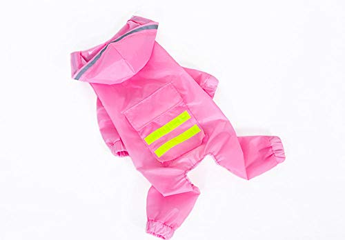 Gulunmun Regenjacken Für Hunde Großes Hunderegenmantel-Haustier-wasserdichte Abnehmbare Regenjacke-Wasser-Beständige Kleidung 4 Farben von Gulunmun