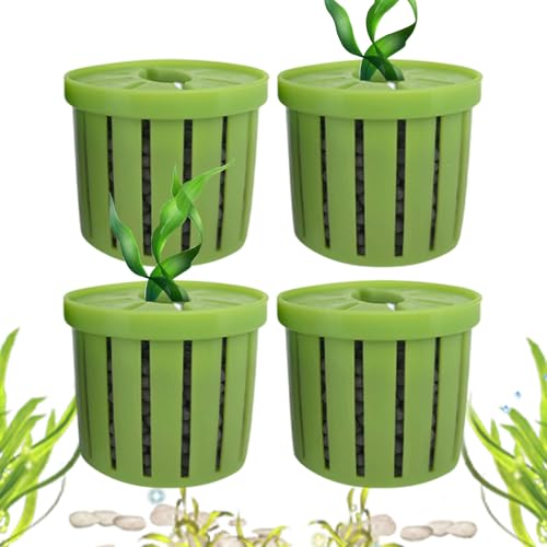Aquarium Plant Holder, Hydroponic Fish Tank Planter, Small Stable Planting Basket for Desk Decorations, Garden Corner Shelf, Indoor/Outdoor Use, 1.57x1.34x1.38 inches Aquarium Plant Holder, Hydroponic Fish Tank Planter, Small Stable Planting Basket for Desk Decorations, Garden Corner Shelf, Indoor/Outdoor Use, 1.57x1.34x1.38 inches von Gungtj