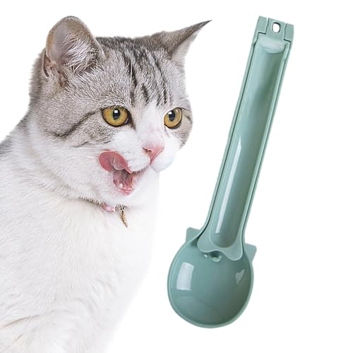 Cat Strip Feeder, Feeding Spoon, Wet Treat Dispenser, Tail Hole, Multi-Functional Design, 21.2 * 5.7cm, Perfect for Feline Snacks Mealtime Convenience Necesssities von Gungtj