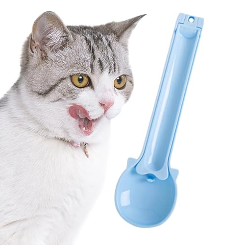 Cat Strip Feeder, Feeding Spoon, Wet Treat Dispenser, Tail Hole, Multi-Functional Design, 21.2 * 5.7cm, Perfect for Feline Snacks Mealtime Convenience Necesssities von Gungtj