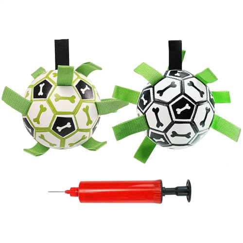 Dog Soccer Ball, Tug of War Football, Pet Yard Games, Outdoor Boredom Buster, Indestructible Puppy Water Toy, Pup Chew Accessory, Perfect for Puppies and Playtime Dog Soccer Ball, Tug of War Football, Pet Yard Games, Outdoor Boredom Buster, Indestructible Puppy Water Toy, Pup Chew Accessory, Perfect for Puppies and Playtime von Gungtj