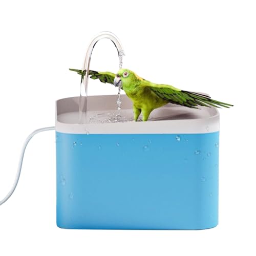 Electric Bird Bath, Automatic Bird Bathtub, Pet Bathtub Fountain, Shower Tub for Peonies, Parakeets, Cockatiels, Canary, Budgerigar,5.91x4.72x3.94 Inches Electric Bird Bath, Automatic Bird Bathtub, Pet Bathtub Fountain, Shower Tub for Peonies, Parakeets, Cockatiels, Canary, Budgerigar,5.91x4.72x3.94 Inches von Gungtj