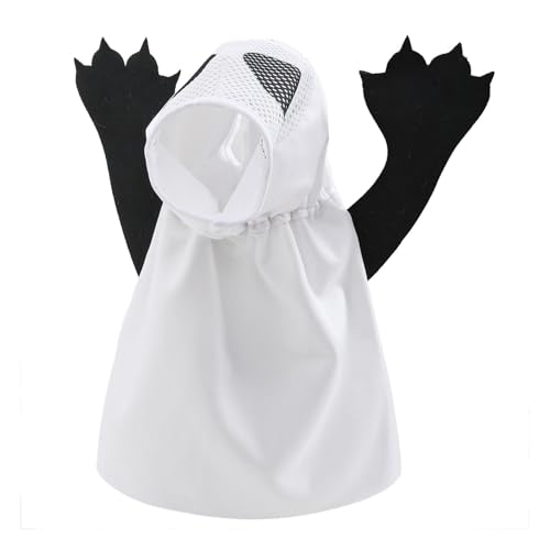 Geisterhund Halloween-Kostüm, Halloween-Haustier-Outfit, einzigartige Geister-Hundekleidung, kreatives Hunde-Halloween-Kostüm, niedliches Haustier-Geister-Outfit, einzigartige Geisterhund Halloween-Kostüm, Halloween-Haustier-Outfit, einzigartige Geister-Hundekleidung, kreatives Hunde-Halloween-Kostüm, niedliches Haustier-Geister-Outfit, einzigartige von Gungtj