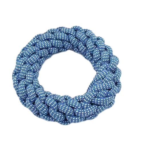 Gungtj Dog Rope Toy, Puppy Teething Chew, Tear-Resistant Elastic Rope, Sturdy Training Aid, Interactive Tug-of-War, Suitable for Medium and Large Breeds 7.48x7.48x1.18 inches von Gungtj