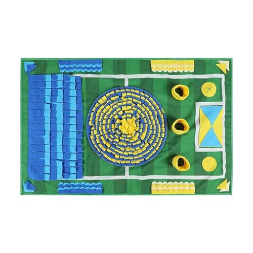 Gungtj Futtermatte für Hunde, Fußball-Thema, Schnüffelkissen, interaktive Schnüffelmatte, Puzzle-Spielzeug für Geruchstraining von Gungtj