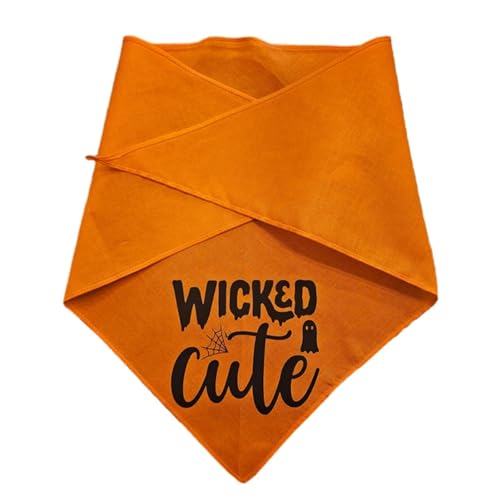 Gungtj Halstücher für Hunde, Halloween, bequem, atmungsaktiv, Halstuch, Halloween, für mittelgroße und große Hunde, Haustiere, alle Jahreszeiten Gungtj Halstücher für Hunde, Halloween, bequem, atmungsaktiv, Halstuch, Halloween, für mittelgroße und große Hunde, Haustiere, alle Jahreszeiten von Gungtj