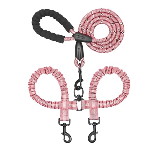 Gungtj Hundetrainingsseil, 2-in-1-Welpen-Zuggurt, Rotation, verstellbare Lauf-Trainingsleine, Haustier, stoßdämpfender Bungee für mittelgroße und große Hunde Gungtj Hundetrainingsseil, 2-in-1-Welpen-Zuggurt, Rotation, verstellbare Lauf-Trainingsleine, Haustier, stoßdämpfender Bungee für mittelgroße und große Hunde von Gungtj