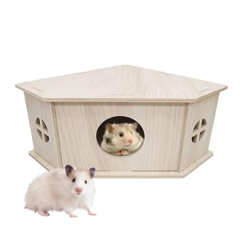 Gungtj Kleintier-Lebensraum, Kleintier-Lebensraum – Spielplatz-Hütte aus , stabiles Hamsterhaus für Haustierbedarf, Hamsterzubehör für Kleintiere, Rennmäuse, Kaninchen Gungtj Kleintier-Lebensraum, Kleintier-Lebensraum – Spielplatz-Hütte aus , stabiles Hamsterhaus für Haustierbedarf, Hamsterzubehör für Kleintiere, Rennmäuse, Kaninchen von Gungtj