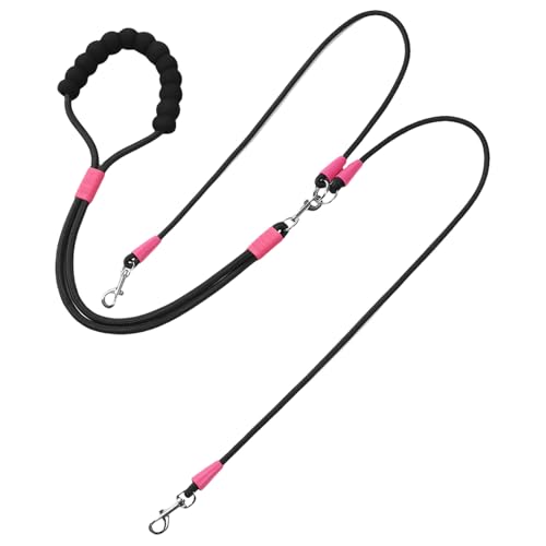 Gungtj Leine Für Zwei Welpen,Zwei Hunde Spaziergang Gurt - Verdrillungssicheres Sicherheitszubehör, Verstellbares Tier Tool Für Laufen, Spazieren, Camping, Garten Gungtj Leine Für Zwei Welpen,Zwei Hunde Spaziergang Gurt - Verdrillungssicheres Sicherheitszubehör, Verstellbares Tier Tool Für Laufen, Spazieren, Camping, Garten von Gungtj