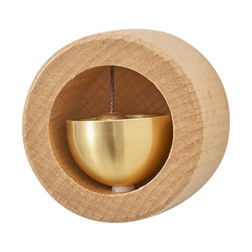 Gungtj Magnetic Doorbell, Wooden Bell, 1.97 Inches Versatile Rustic Charm, Rustic Home Decor Accessory, Pleasant Chime Sound for Door Opening, House, Café, Room, Studio Entrance Gungtj Magnetic Doorbell, Wooden Bell, 1.97 Inches Versatile Rustic Charm, Rustic Home Decor Accessory, Pleasant Chime Sound for Door Opening, House, Café, Room, Studio Entrance von Gungtj