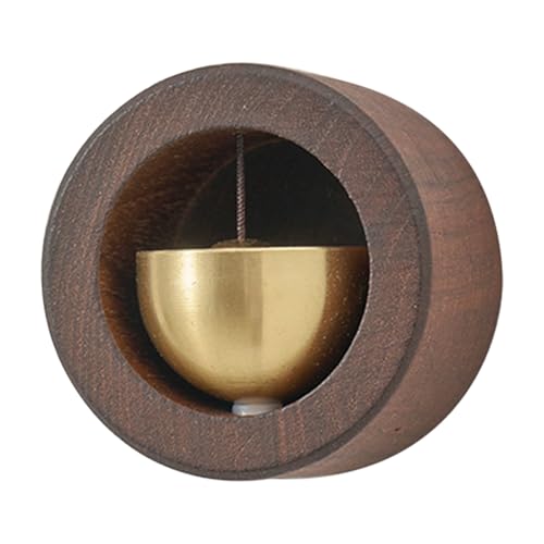 Gungtj Magnetische Türklingel, Holzglocke, 1,97 Zoll Vielseitiger Rustikaler Charme, Rustikales Wohndekor-Zubehör, Angenehmer Klingelton für Türöffnung, Haus, Café, Zimmer, Studio-Eingang Gungtj Magnetische Türklingel, Holzglocke, 1,97 Zoll Vielseitiger Rustikaler Charme, Rustikales Wohndekor-Zubehör, Angenehmer Klingelton für Türöffnung, Haus, Café, Zimmer, Studio-Eingang von Gungtj