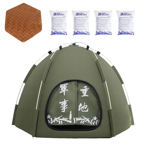 Gungtj Pet Cooling House | Belüftet Hundehäuser | Belüftet Kinderbett Bett Kontinuierliches Kühlzelt Klimatisiertes Komfort Tragbares Zelt für Haustiere Kinderbett Hundebett Wasserdichtes Hundezelt Gungtj Pet Cooling House | Belüftet Hundehäuser | Belüftet Kinderbett Bett Kontinuierliches Kühlzelt Klimatisiertes Komfort Tragbares Zelt für Haustiere Kinderbett Hundebett Wasserdichtes Hundezelt von Gungtj