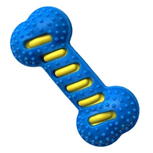 Gungtj Puppy Chew Toys, Bone Shaped Dog Squeaky Toy, Interactive Pet Supplies for Indoor Play, Crate Training, Teething Relief and Teeth Cleaning, Sturdy Non Toxic Material von Gungtj