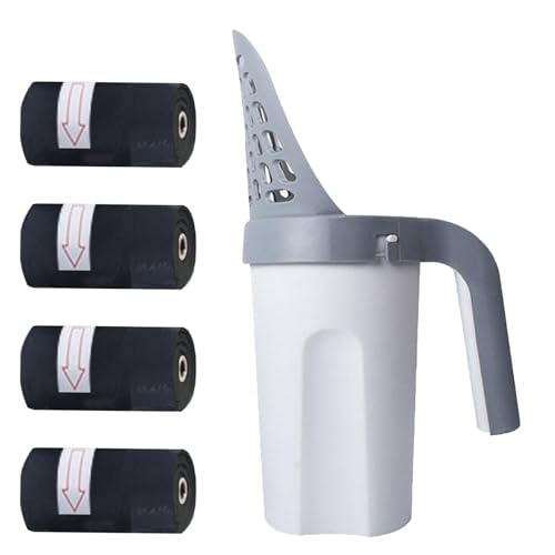 Gungtj Scooper for Litter Box, Pet Litter Cleaner, Cat Poop Lifter, Non Stick Poop Shovel, Pet Litter Waste Tool, Litter Scoop with Bag, Waste Removal Tool 16x12x30cm for Pets Gungtj Scooper for Litter Box, Pet Litter Cleaner, Cat Poop Lifter, Non Stick Poop Shovel, Pet Litter Waste Tool, Litter Scoop with Bag, Waste Removal Tool 16x12x30cm for Pets von Gungtj