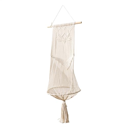 Gungtj Woven Cat Beds, Macrame Bohemia Pet Hammock, Kitten Hammock Bed, Space-Saving Swing Design, Comfortable and Stylish for Living Room, Balcony, or Bedroom Use Gungtj Woven Cat Beds, Macrame Bohemia Pet Hammock, Kitten Hammock Bed, Space-Saving Swing Design, Comfortable and Stylish for Living Room, Balcony, or Bedroom Use von Gungtj