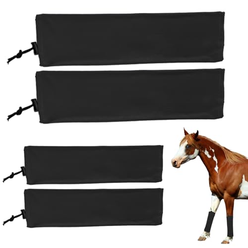 Horse Fly Boots, Breathable Equine Leggings, 19.69x5.12 Inches Compact Lightweight Shock Absorbing Animal Fly Boot for Jumping, Competition, Stable, Turnout, Racing, Easy to Wear Horse Fly Boots, Breathable Equine Leggings, 19.69x5.12 Inches Compact Lightweight Shock Absorbing Animal Fly Boot for Jumping, Competition, Stable, Turnout, Racing, Easy to Wear von Gungtj