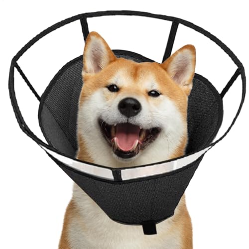 Hundekegel-Halsband, bequem, verstellbares Halshorn, Wundpflege sichtbar, Anti-Leck-Schild, atmungsaktives Haustier-Nackenband, Anti-Bissschutz, ideal für mittelgroße und kleine Rassen Hundekegel-Halsband, bequem, verstellbares Halshorn, Wundpflege sichtbar, Anti-Leck-Schild, atmungsaktives Haustier-Nackenband, Anti-Bissschutz, ideal für mittelgroße und kleine Rassen von Gungtj