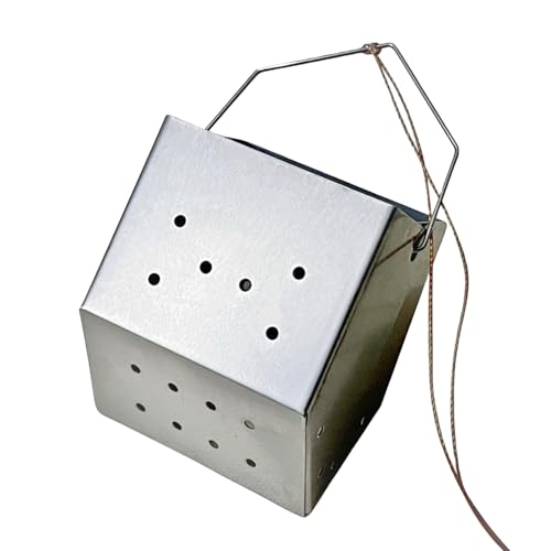Karpfenfutterspender, Angelköderspender, leichter Kastenhalter, Fixpunkt-Boden, leicht zu lösen, Karpfenköder, Nistwerkzeug, für Seen, Teiche und Krabben, 4 x 4 x 6 cm Karpfenfutterspender, Angelköderspender, leichter Kastenhalter, Fixpunkt-Boden, leicht zu lösen, Karpfenköder, Nistwerkzeug, für Seen, Teiche und Krabben, 4 x 4 x 6 cm von Gungtj