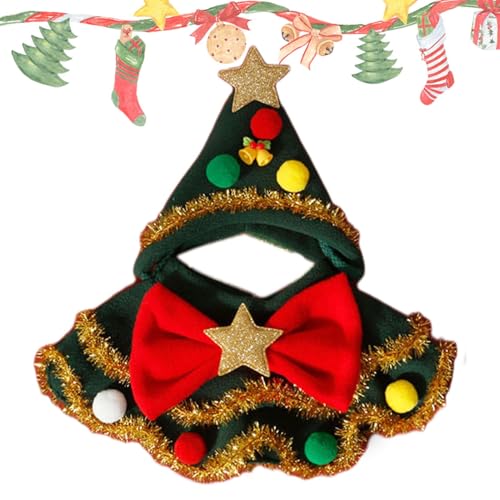 Katzen-Weihnachtsschal, Welpenschal mit Mütze, Haustier-Weihnachtskostüm, Weihnachtskatzenkleidung, Hundekleidung für Katzen, kleine Hunde, Weihnachtskostüm, Haustierschleife und Ballschal, Katzen-Weihnachtsschal, Welpenschal mit Mütze, Haustier-Weihnachtskostüm, Weihnachtskatzenkleidung, Hundekleidung für Katzen, kleine Hunde, Weihnachtskostüm, Haustierschleife und Ballschal, von Gungtj