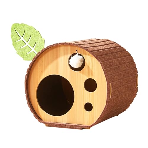 Katzenspielhaus Höhle, Haustierbett, Katzenkratzbett, Katzenliege, Haustierversteck Höhle, Multi-Kätzchen-Spielhaus, Katzenhütte mit Kratzbrett, Katzenmöbel 39,5 x 40 x 36 cm für Indoor-Katzen Katzenspielhaus Höhle, Haustierbett, Katzenkratzbett, Katzenliege, Haustierversteck Höhle, Multi-Kätzchen-Spielhaus, Katzenhütte mit Kratzbrett, Katzenmöbel 39,5 x 40 x 36 cm für Indoor-Katzen von Gungtj