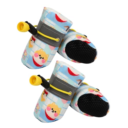 Rutschfeste Hundeschuhe, 4 x mit Kordelzug, rutschfeste weiche Unterseite, leicht, Katzenpfotenschutz, wasserdichte Hundestiefel, Outdoor-Spaziergänge, Winter-Hundeschuhe Rutschfeste Hundeschuhe, 4 x mit Kordelzug, rutschfeste weiche Unterseite, leicht, Katzenpfotenschutz, wasserdichte Hundestiefel, Outdoor-Spaziergänge, Winter-Hundeschuhe von Gungtj