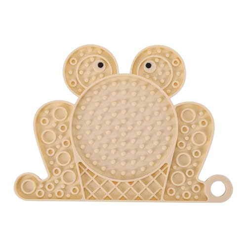 S for Dogs, Silikon Froschförmiger Lecknapf, Becher-Futterstation, rutschfestes Design, interaktiver sensorischer Spaß, ideal für drinnen, draußen und auf Reisen, Haustier-Leckerli-Spendermatte S for Dogs, Silikon Froschförmiger Lecknapf, Becher-Futterstation, rutschfestes Design, interaktiver sensorischer Spaß, ideal für drinnen, draußen und auf Reisen, Haustier-Leckerli-Spendermatte von Gungtj