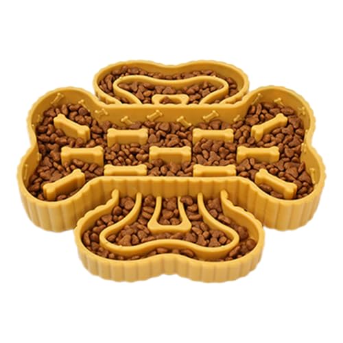 Slow Feeder Dog, Suction Cup Pet Bowl, 9.06x9.06 Inches Non Slip Feeding Dish, Anti Choking Feeder for Cats, Mental Stimulation Puppy Training, Senior Pets, Traveling and Indoor Slow Feeder Dog, Suction Cup Pet Bowl, 9.06x9.06 Inches Non Slip Feeding Dish, Anti Choking Feeder for Cats, Mental Stimulation Puppy Training, Senior Pets, Traveling and Indoor von Gungtj