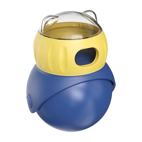 Treat Dispensing Ball, Cat Slow Feeder, Refillable Adjustable Food Dispensing Toy, Interactive Leaking, Pet Accessories for Training and Enrichment, Sturdy Construction, von Gungtj