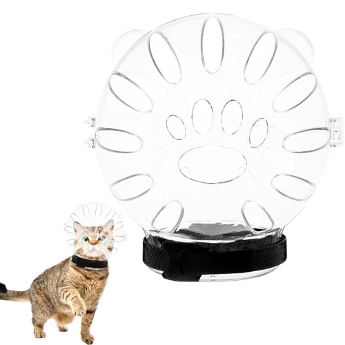 Guniata Maulkorb für Katzen,Katzenmaulkorb für Große Katzen,Katzenhelme,Multifunktionales Design,Abdeckung für Katzen,zum Baden,Pflegen oder Schneiden von Nägeln(klein) von Guniata