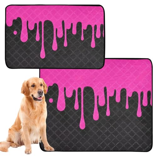 3 x Hunde-Uriniertablett für den Innenbereich, waschbar, rutschfeste Matte für Auto und Flugzeug, 50,8 x 61 cm, modische Straßen-Graffiti-Malerei, Schwarz 3 x Hunde-Uriniertablett für den Innenbereich, waschbar, rutschfeste Matte für Auto und Flugzeug, 50,8 x 61 cm, modische Straßen-Graffiti-Malerei, Schwarz von GuoChe