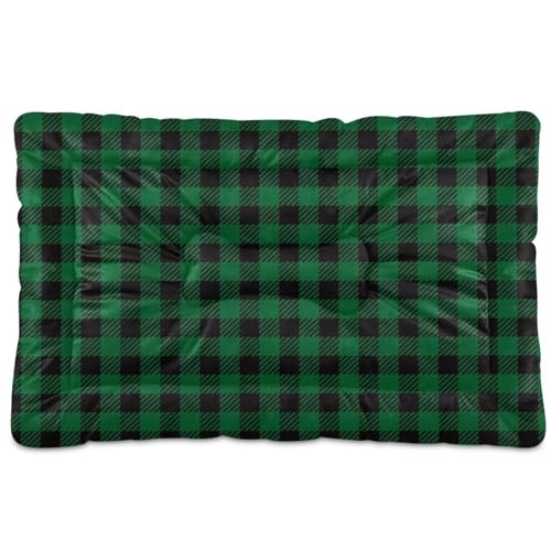 Buffalo Green Plaid Flat Puppy Mattress Cozy Reusable Dog Beds Heated Puppy Bed for Large Medium Small Pets Buffalo Green Plaid Flat Puppy Mattress Cozy Reusable Dog Beds Heated Puppy Bed for Large Medium Small Pets von GuoChe