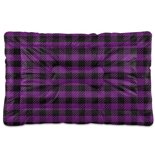 Gingham Plaid Schlafbetten für Hunde Katzen kaufeste Hundematte beheiztes Welpenbett für kleine, mittelgroße und große Haustiere Gingham Plaid Schlafbetten für Hunde Katzen kaufeste Hundematte beheiztes Welpenbett für kleine, mittelgroße und große Haustiere von GuoChe