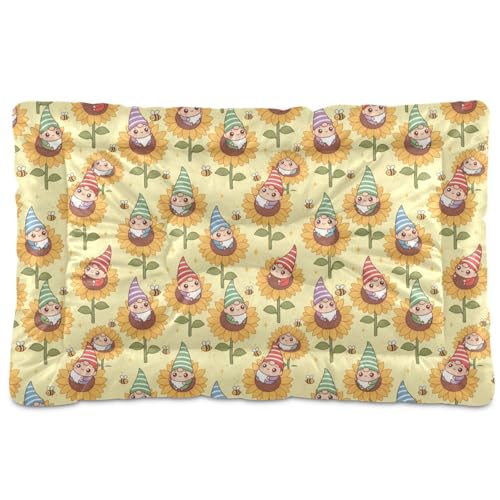 GuoChe Baby-Hundehütte mit Zwergenmuster, waschbar, rutschfest, weich, bequem, für große, mittelgroße und kleine Hunde, 91,4 x 61 cm GuoChe Baby-Hundehütte mit Zwergenmuster, waschbar, rutschfest, weich, bequem, für große, mittelgroße und kleine Hunde, 91,4 x 61 cm von GuoChe
