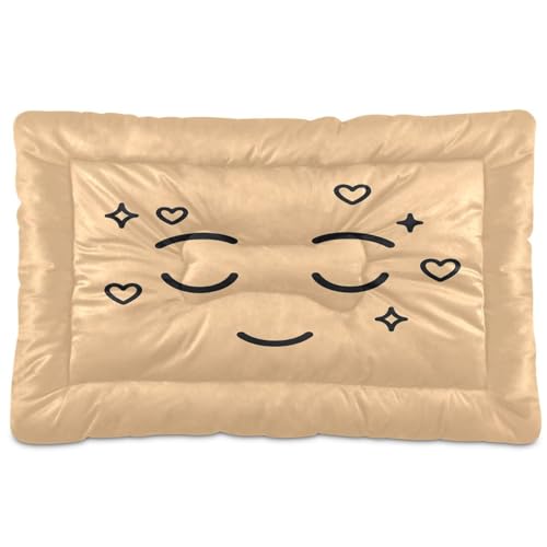 GuoChe Daydreaming Hundebox-Matte, waschbar, weich, bequem, rutschfeste Unterseite, für mittelgroße und große Hunde, 91,4 x 61 cm von GuoChe